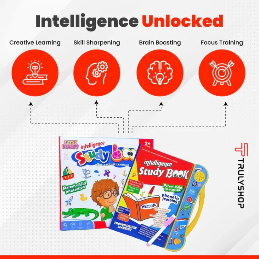Kids Intelligence E-Book, English Letters & Words Learning, (with 6 months Guarantee)