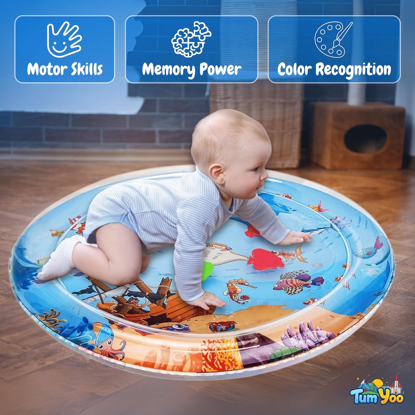 TumYoo™ Baby Water play Bed for Sensery improvement & Quality tummy time with your baby