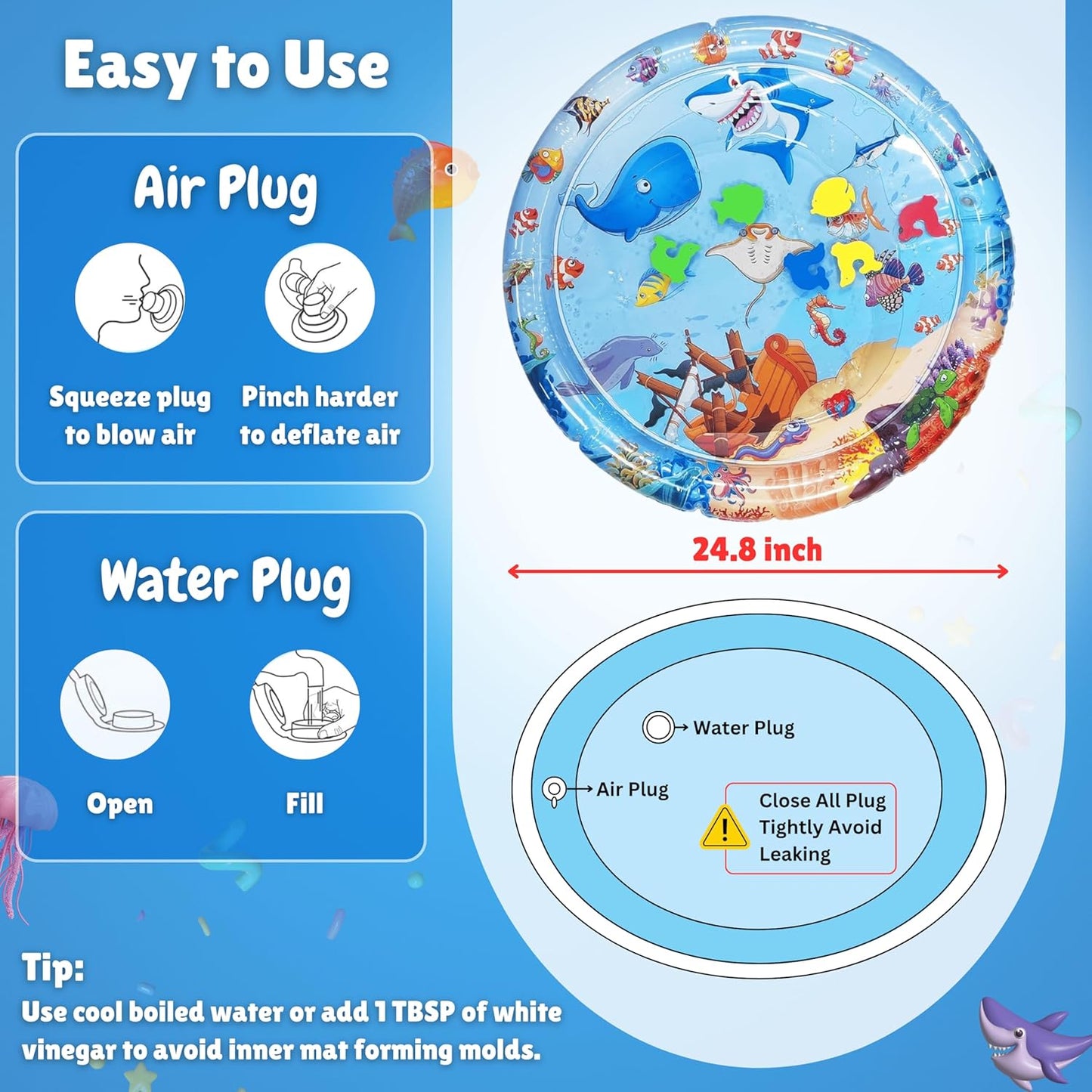 TumYoo™ Baby Water play Bed for Sensery improvement & Quality tummy time with your baby