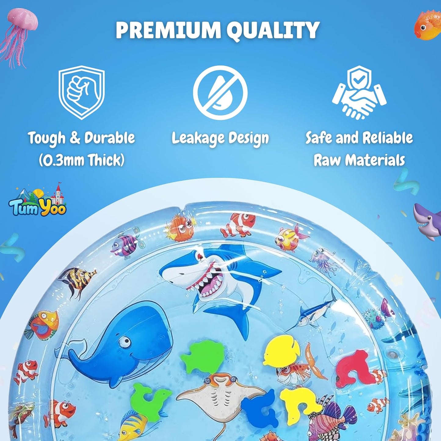 TumYoo™ Baby Water play Bed for Sensery improvement & Quality tummy time with your baby