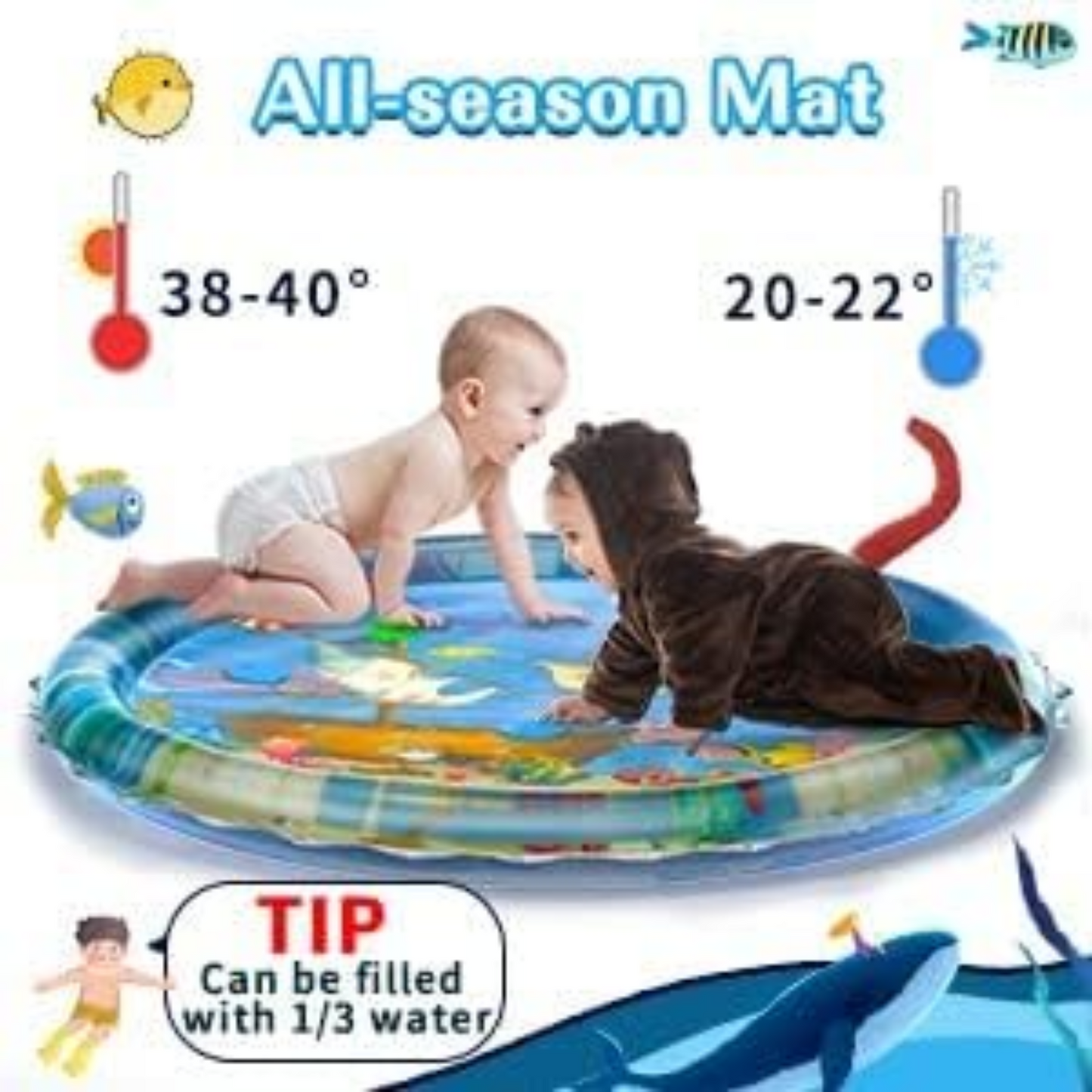 TumYoo™ Baby Water play Bed for Sensery improvement & Quality tummy time with your baby